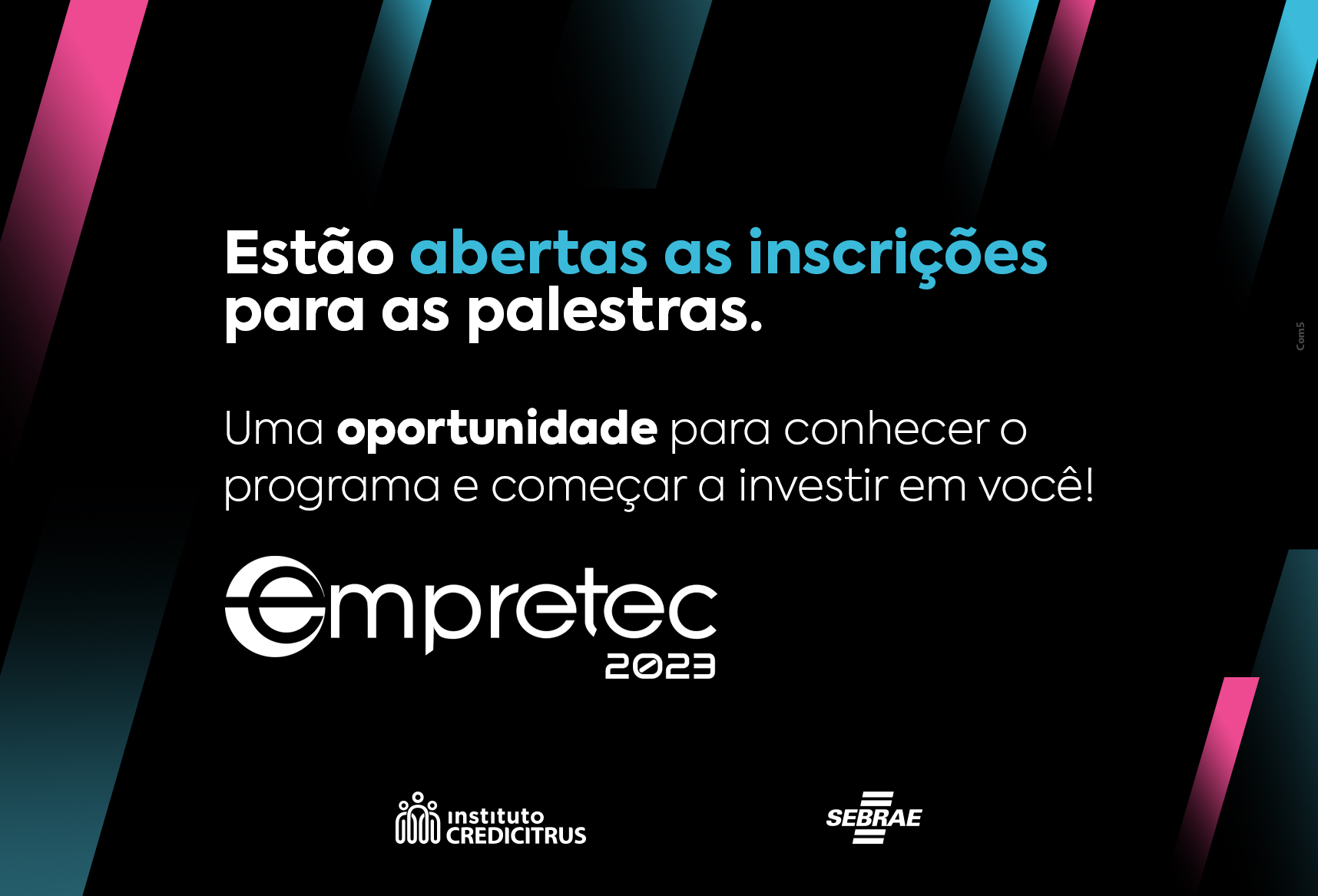 Empretec 2023 – Estão abertas as inscrições para as palestras
