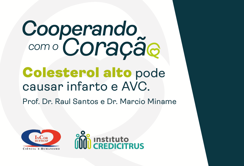 Colesterol alto pode causar infarto e AVC