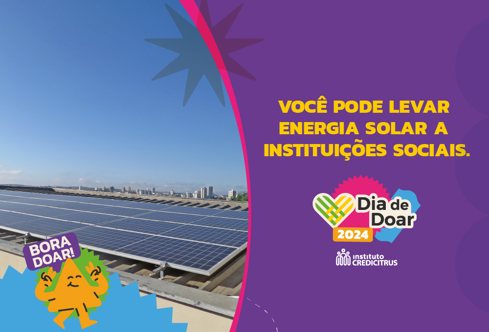 No Dia de Doar, sua contribuição pode transformar vidas